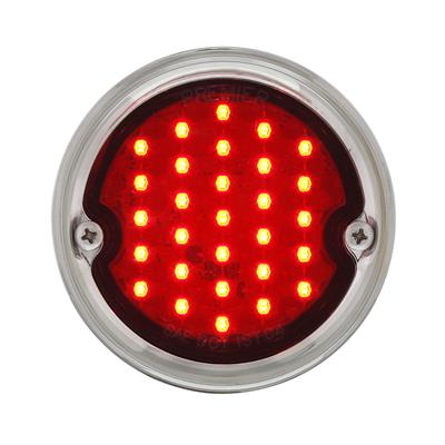 RED LED TAIL LIGHT BLK HOUSING