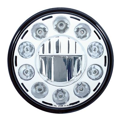 7 L.E.D. CRYSTAL HEADLIGHT