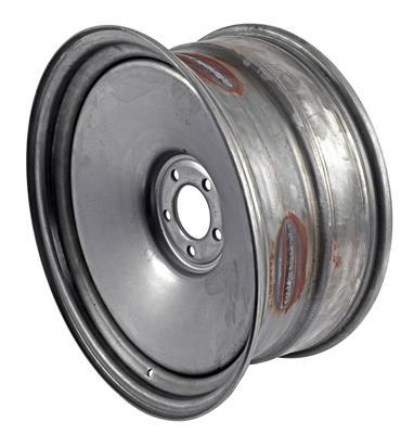 STEEL WHEEL RAT ROD RAW FINI