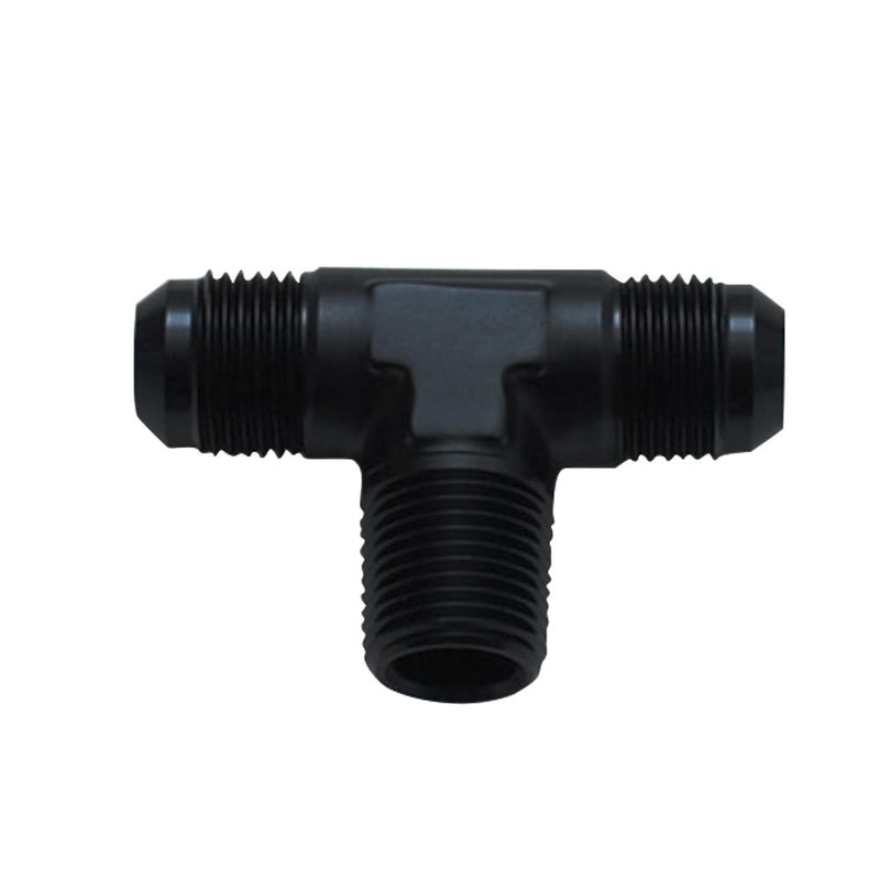 Male Flare to Pipe Tee Adapter Fitting; Size: -12AN x 3/4" NPT - VIB10465
