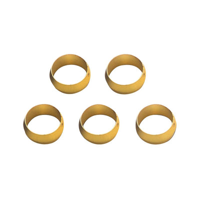 Pack of 5, Brass Olive Inserts; Size 1/2" - VIB16468