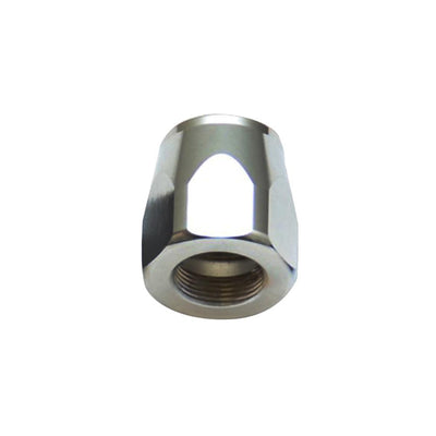Hose End Socket; Size: -8AN; Color: Chrome - VIB20958S