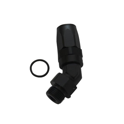 Male Hose End Fitting, 45 Degree; Size: -8AN; Thread: (10) 7/8"-14 - VIB24406