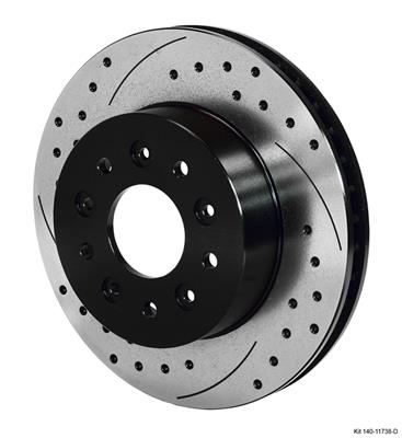 ROTORS BRAKE DRILLED SLOTTED P