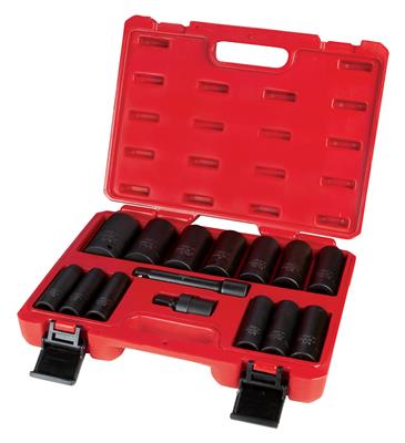15PC 1/2 DR. SAE IMPACT SET