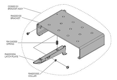 Yaesu CS2652101 Quick-Release Mounting Brackets