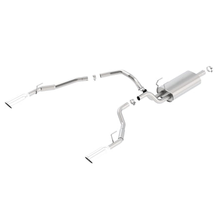 Exhaust Cat-back Stainless Dual Out - 140552