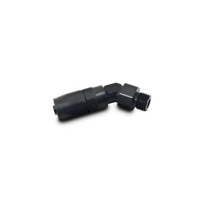Male Hose End Fitting, 45 Degree; Size: -10AN; Thread: (12) 1-1/16"-12 - VIB24409
