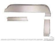 Scott Drake C7ZZ-6504410-KR 1967 Deluxe Dash Panels with Aluminum 3 Piece