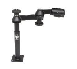 RAM Mounts (RAM-VP-SW1-89NB Double Swing Arm with 8" Male and 9" Female Tele-Pole. Swing Arm Connects to No Ball Base.