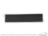 Scott Drake C7ZZ-6504774-B Center Dash Panel Black