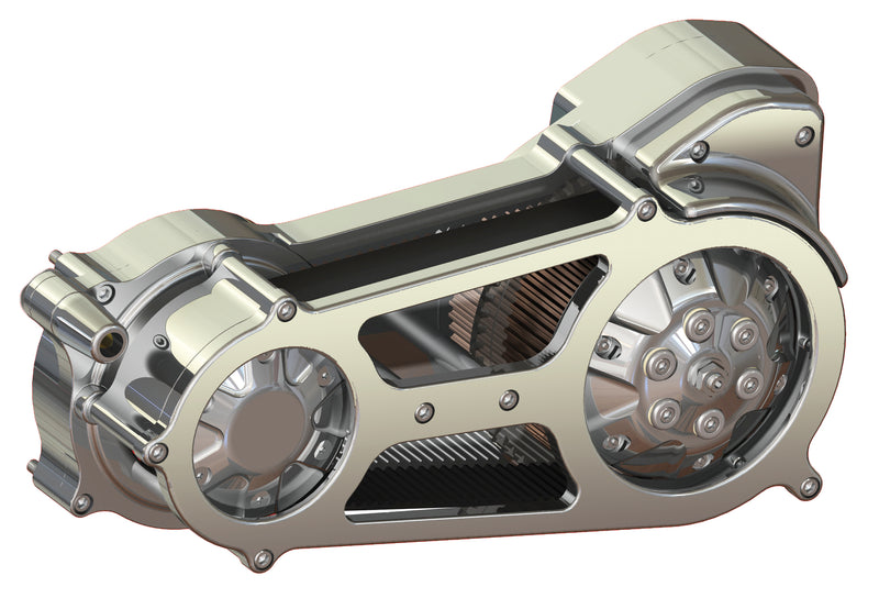 Ultima 2 inch Bagger Primary Belt Drive Assembly Polished - 58853