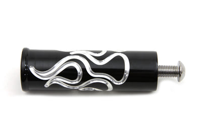 Black Flame Style Shifter Footpeg