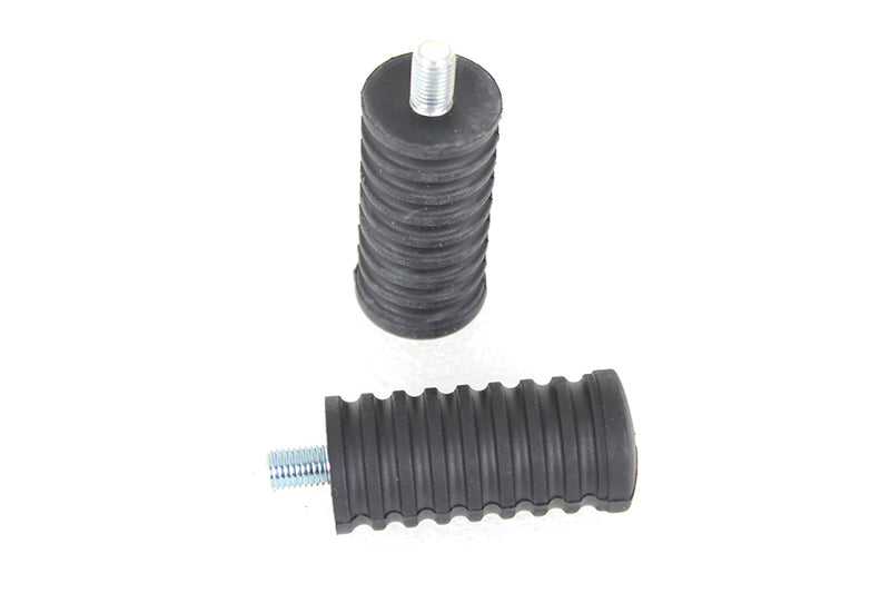 Rubber Shifter Footpeg Set Black