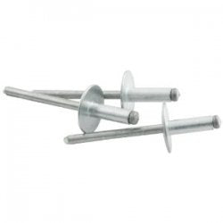 Allstar ALL18151 Lg Hd Rivet 250Pk Silver