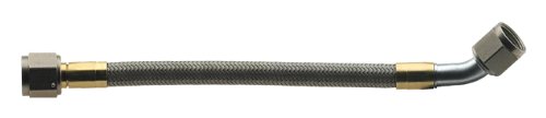 Fragola -8AN Hose Assemly Straight x 45 Degree Alum Nut 30in