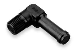 Earls AT984206ERL 90 Degree 3/8 Hose to 1/4 NPT Male Elbow