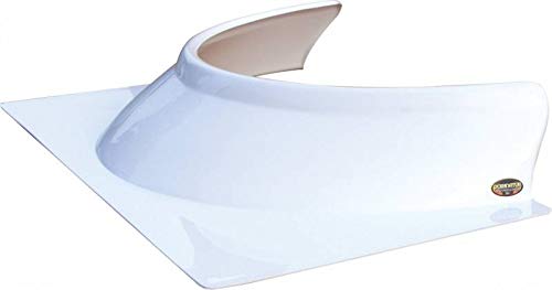 DOMINATOR RACING PRODUCTS 901-WH 4.5 in. Tall Formed Rock Guard - White