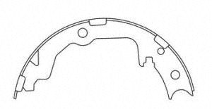 Centric 111.08860 Parking Brake Shoe