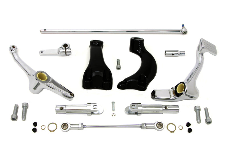 Chrome Forward Control Kit with Pegs