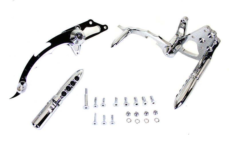 Billet Forward Control Kit Chrome
