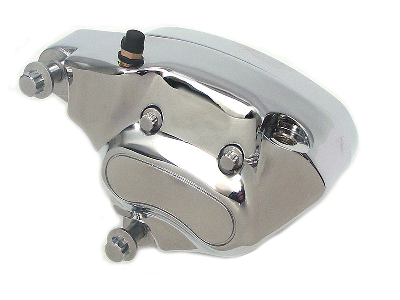Chrome Front 4 Piston Left Side Caliper - 46467