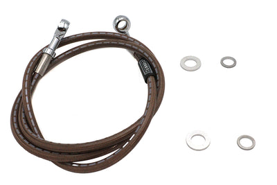 Stainless Steel Front Brake Hose 45-7/8 inch