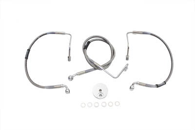 Stainless Steel Front Brake Hose 33-1/4 inch