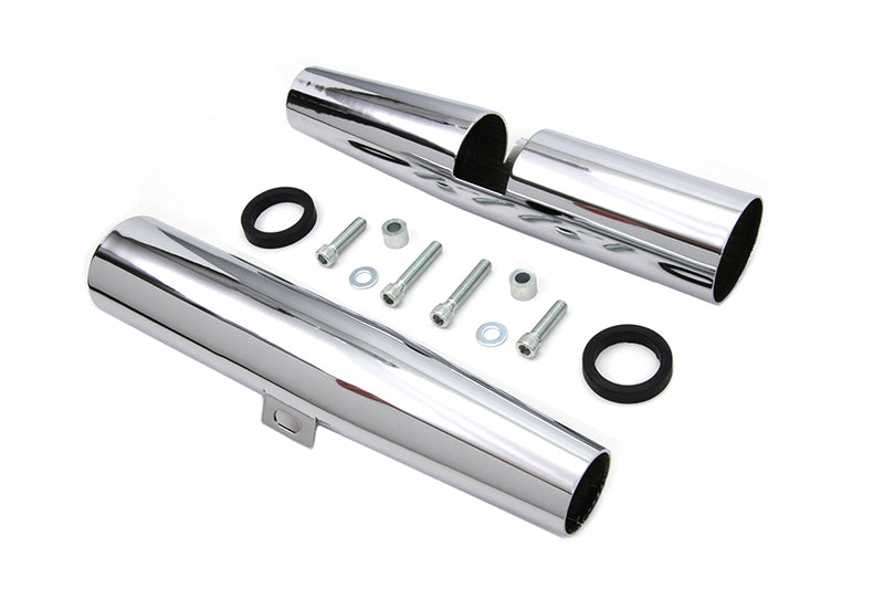 Chrome 39mm Fork Shrouds