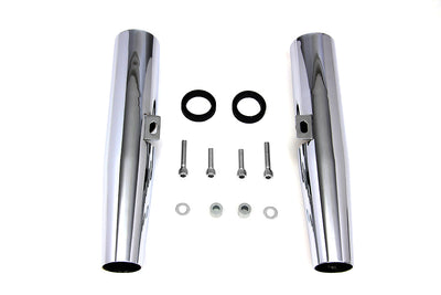 Chrome 39mm Fork Shrouds