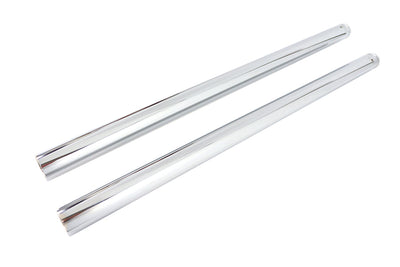 Hard Chrome 49mm Fork Tube Set 6 inch Over Stock