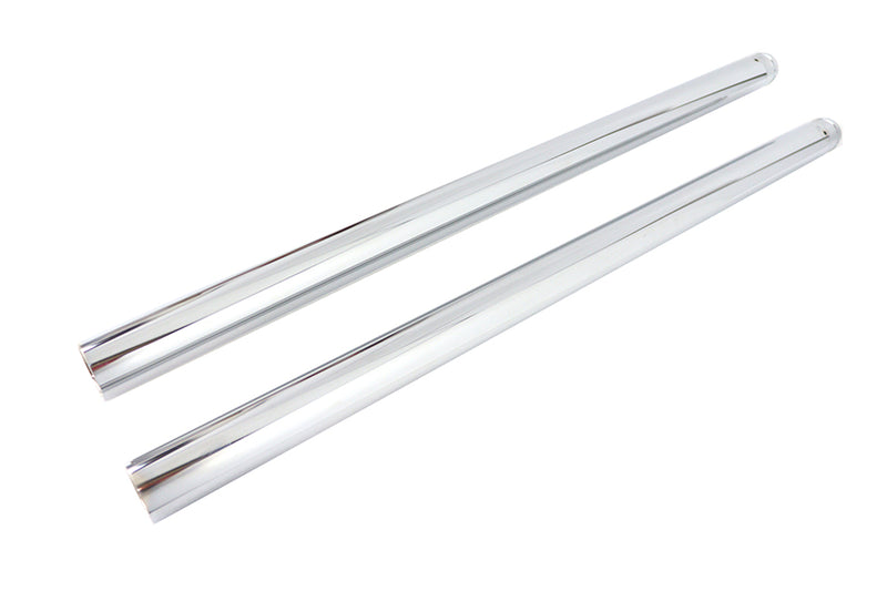 Hard Chrome 49mm Fork Tube Set 6 inch Over Stock