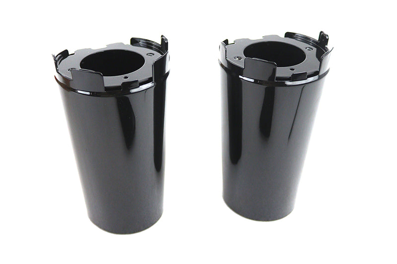 Upper Fork Slider Cover Set Gloss Black