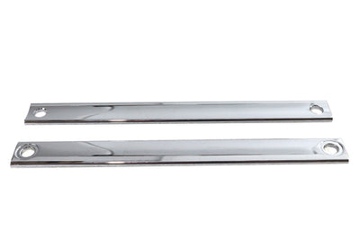 Chrome Triple Tree Cover Trim Strip Set