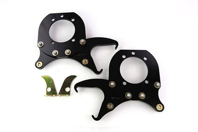 Brackets (2) - P/S Rear w/Park Brake - 12 Bolt C-Clip Eliminator - 249523233