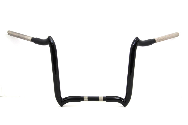 14 inch Z-Bar Handlebar without Indents Black