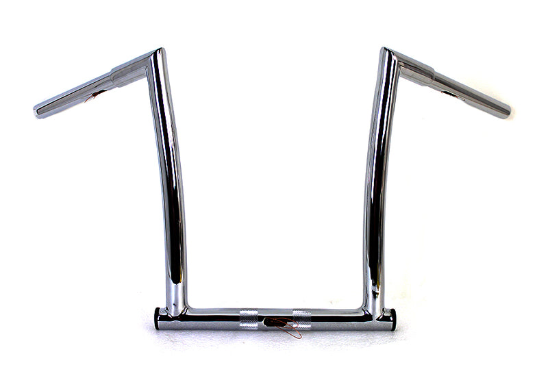 12 inch ChiZeled Z-Bar Handlebar Chrome