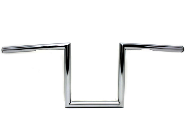 10 inch Z Handlebar with Indents Chrome