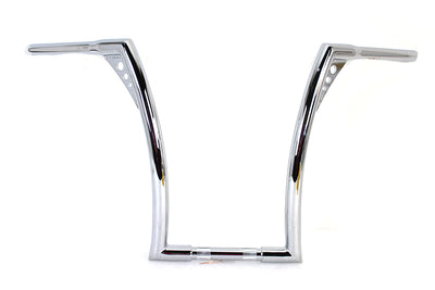 17 inch Chrome Z-Bar Handlebar with Indents