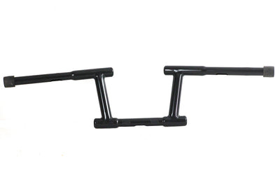 6 inch Z-Bar Racing Handlebar with Indents Black