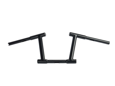 8 inch Z-Bar Racing Handlebar with Indents Black