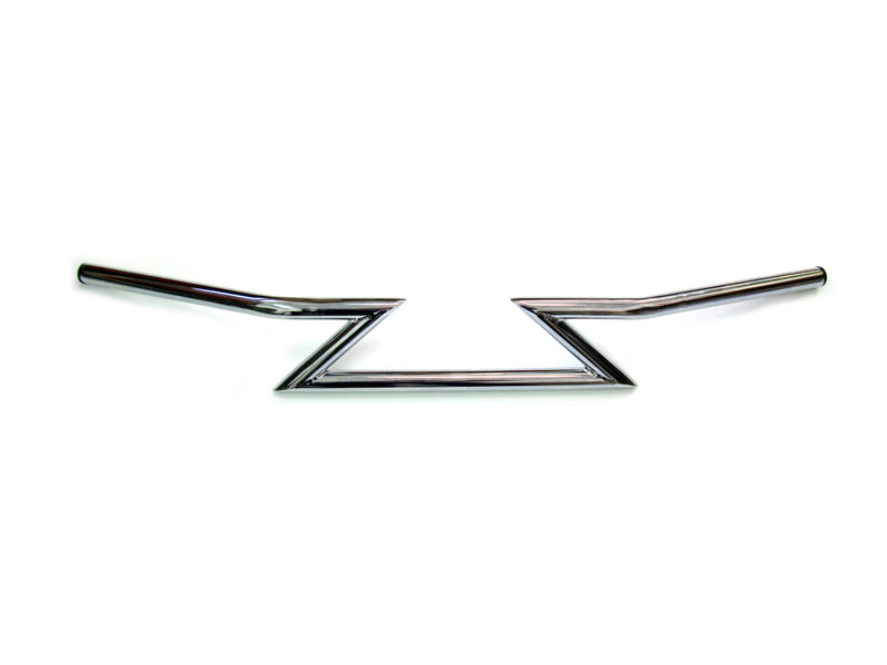 Chrome 4 inch Z Handlebars without Indents