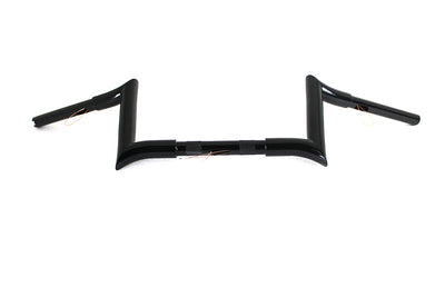 8 inch Black Z-Bar Handlebar with Indents