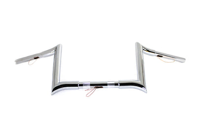 10 inch Chrome Z-Bar Handlebar with Indents
