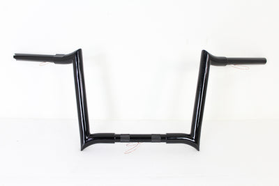 12 inch Black Z-Bar Handlebar with Indents