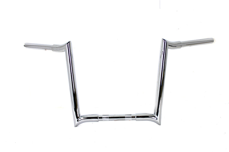 14 inch Chrome Z-Bar Handlebar with Indents