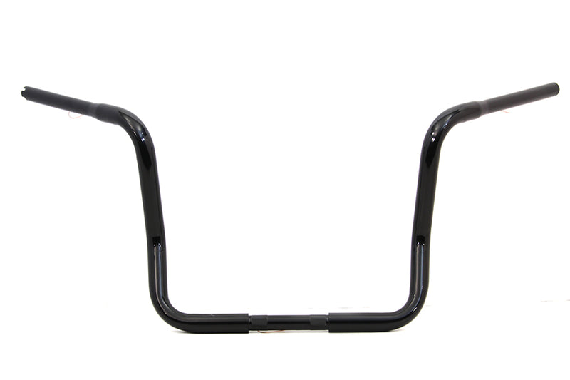14 inch Dresser Ape Hanger Handlebar with Indents Black