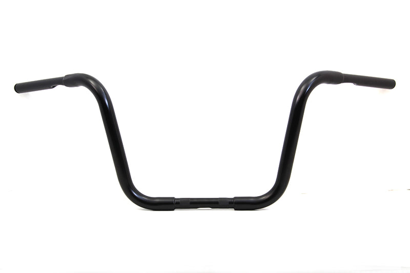 12 inch Buffalo Ape Hanger Handlebar with Indents Black
