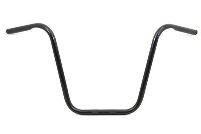 16 inch Ape Hanger Handlebar with Indents Gloss Black