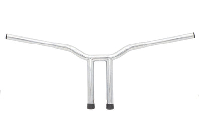 14 inch Combat Style Riser Handlebar Chrome